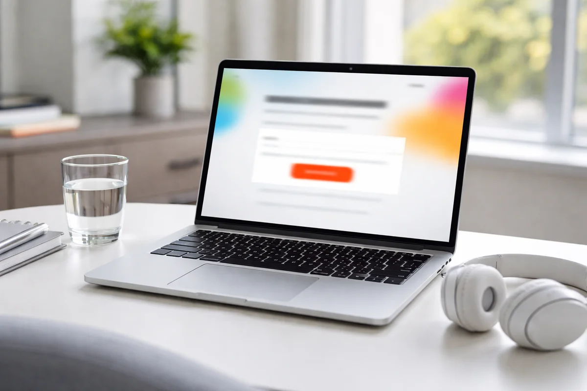 Website design example